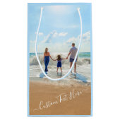 Maak je eigen familie foto cadeautas zakken Aangep (Achterkant)