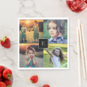 Maak je eigen familie foto collage met monogram servet (Insitu)