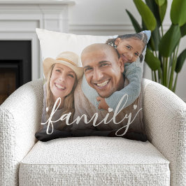 Maak Je Eigen Familie Foto Kussen