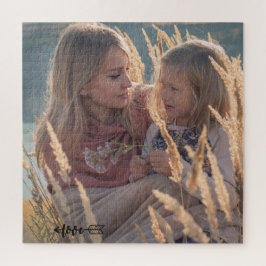 Maak je eigen familie foto legpuzzel