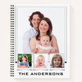 Maak Je Eigen Familie Foto Spiraal Notitieboek (Voorkant)