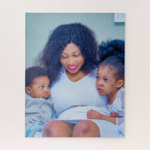 Maak Je Eigen Familie Kinderen Foto Legpuzzel