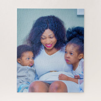 Maak Je Eigen Familie Kinderen Foto Legpuzzel