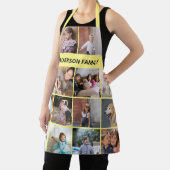 Maak je eigen familiefoto collage, naam geel schort (Insitu)