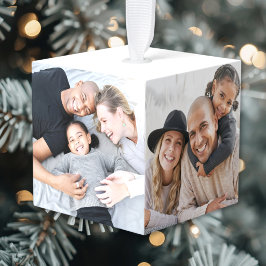 Maak je eigen familiefoto Kerstmis Decoratie