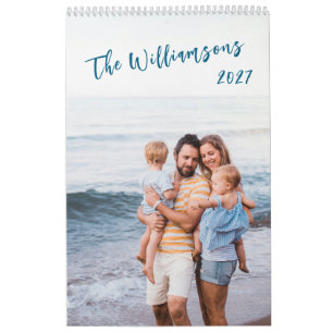 Maak je eigen familiefoto Simple Modern 2026 Kalender