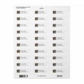 Maak je eigen familiefotocollage etiket (Full Sheet)