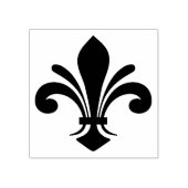 Maak je eigen fancy Fleur de Lis Rubberstempel (Afrduk)