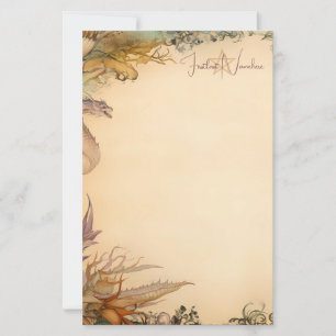 Maak Je Eigen Fantasie Draak Tuin Briefpapier