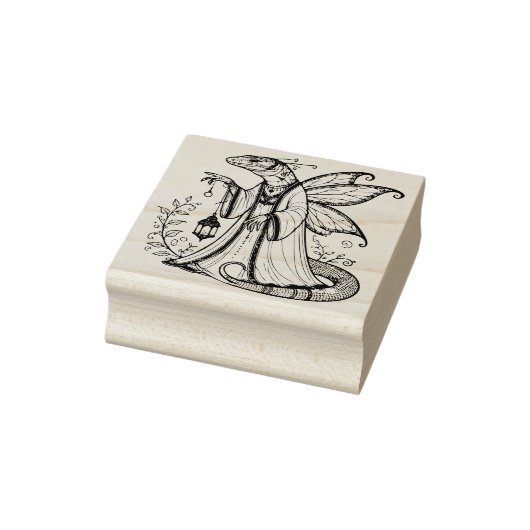 Maak je eigen fee-achtige hagedisgids rubberstempel (Stempel)