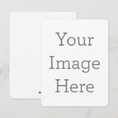 Enkele feestdagenkaart, maat: 10,8 x 14 cm, papier: Signature Mat, hoeken: Afgerond (Voorkant / Achterkant)