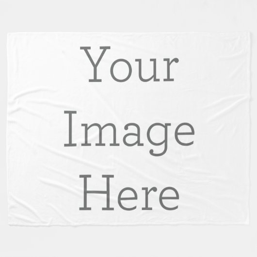 Fleece deken, Groot 152,4 x 203,2 cm (Voorkant (Horizontaal))