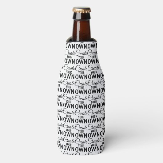Maak je eigen flesjeskoeler (Fles Voorkant)