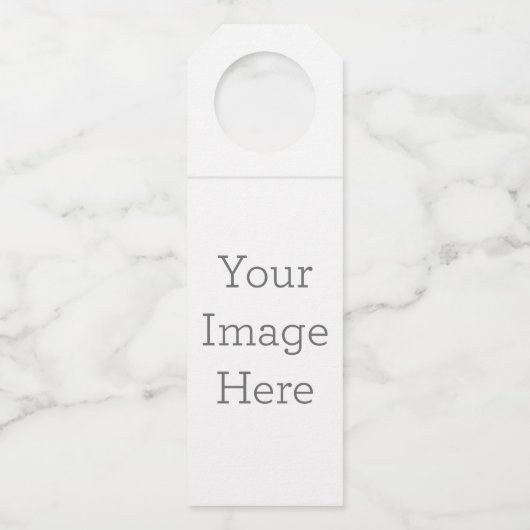 Flessenhanger labels, Signature Matte (Achterkant)