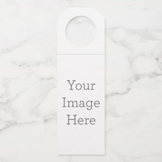 Flessenhanger labels, Signature Matte (Voorkant)