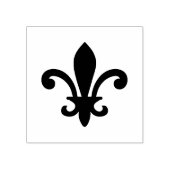 Maak Je Eigen Fleur De Lis in Pot Rubberstempel (Afrduk)
