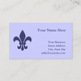 Maak je eigen Fleur de Lis Visitekaartje