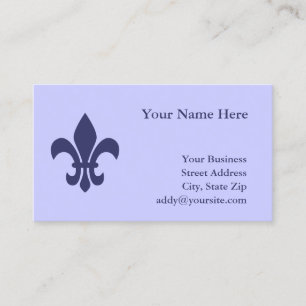 Maak je eigen Fleur de Lis Visitekaartje
