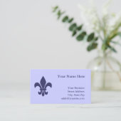 Maak je eigen Fleur de Lis Visitekaartje (Staand voorkant)