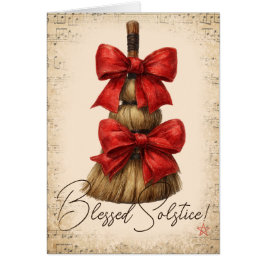 Maak Je Eigen Fluffy Yule Bezem Rood Lintjes