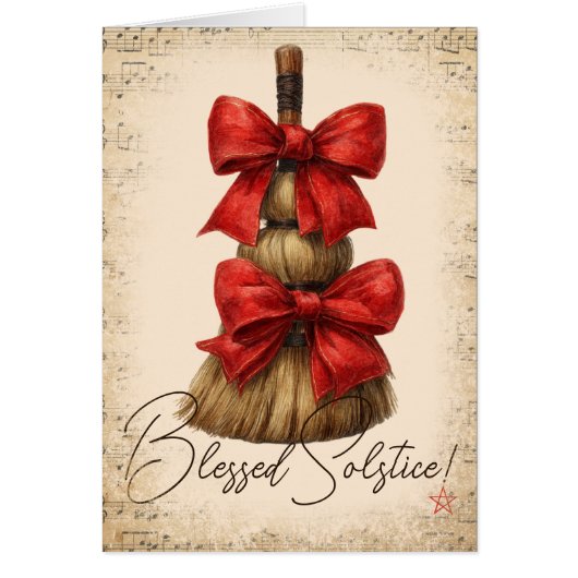 Maak Je Eigen Fluffy Yule Bezem Rood Lintjes (Voorkant)