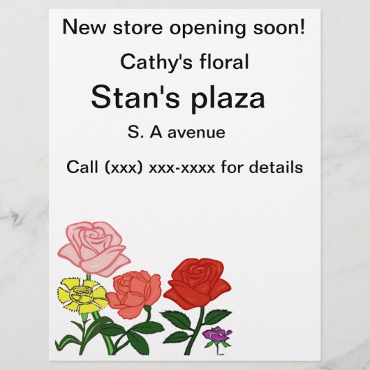 Maak je eigen flyer (Voorkant)