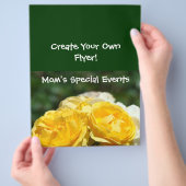 Maak je eigen flyers! Moeders speciale evenementen Flyer (Hand)