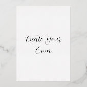 Maak je eigen folie feestdagenkaart (Voorkant)