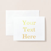 Klein (10,8 x 14 cm) Folie Kaart (Voorkant met envelop)