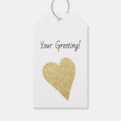 Maak Je Eigen Fonkelende Gouden Engel Cadeaulabel (Achterkant)