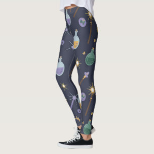 Maak Je Eigen Fonkelende Toverstokken Toverdranken Leggings