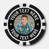 Maak je eigen foto-aandenken poker chips (Voorkant)