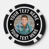 Maak je eigen foto-aandenken poker chips (Achterkant)