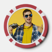 Maak je Eigen Foto Aangepast Beeld Poker Chips (Achterkant)