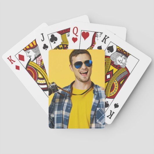 Maak je Eigen Foto Aangepast Beeld Pokerkaarten (Achterkant)