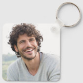 Maak je Eigen Foto Aangepast Beeld Sleutelhanger (Achterkant)