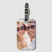 Maak Je Eigen Foto Aangepaste Afbeelding Bagagelabel (Voorkant (verticaal))