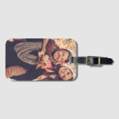 Maak Je Eigen Foto Aangepaste Afbeelding Bagagelabel (Voorkant (horizontaal))