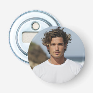 Maak je eigen foto aangepaste afbeelding button flesopener