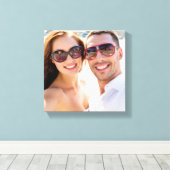 Maak Je Eigen Foto Aangepaste Afbeelding Canvas Afdruk (Insitu (Houten vloer))