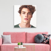 Maak je eigen foto aangepaste afbeelding canvas afdruk (Insitu (Woonkamer))