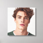 Maak je eigen foto aangepaste afbeelding canvas afdruk (Voorkant)