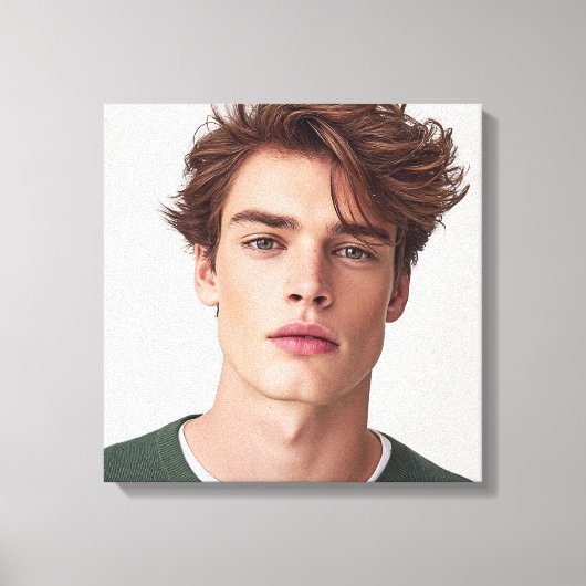 Maak je eigen foto aangepaste afbeelding canvas afdruk (Voorkant)