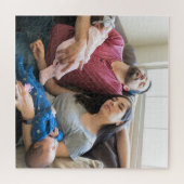 Maak Je Eigen Foto Aangepaste Afbeelding DIY Famil Legpuzzel (Horizontaal)