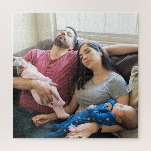 Maak Je Eigen Foto Aangepaste Afbeelding DIY Famil Legpuzzel (Verticaal)