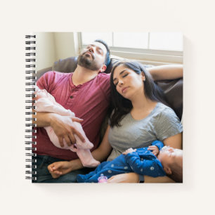 Maak Je Eigen Foto Aangepaste Afbeelding DIY Famil Notitieboek