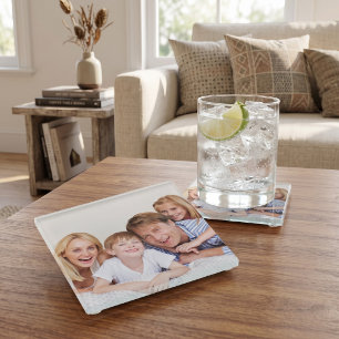 Maak Je Eigen Foto Aangepaste Afbeelding DIY Glazen Onderzetter