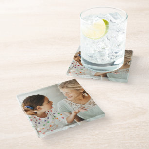 Maak Je Eigen Foto Aangepaste Afbeelding DIY Glazen Onderzetter