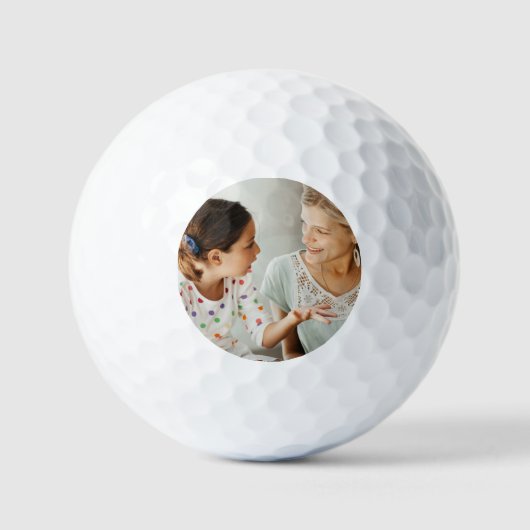 Maak Je Eigen Foto Aangepaste Afbeelding DIY Golfballen (Voorkant)