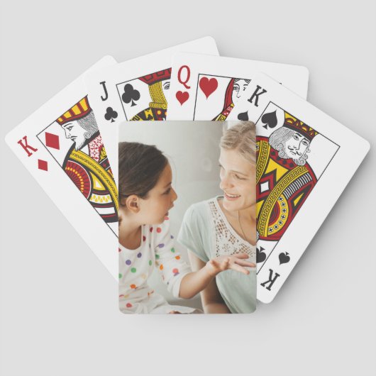 Maak Je Eigen Foto Aangepaste Afbeelding DIY Pokerkaarten (Achterkant)